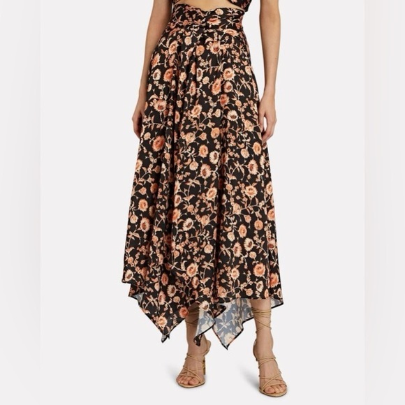 New! SIGNIFICANT OTHER Starmist Floral Midi Skirt Size 6 NWT - Picture 1 of 10